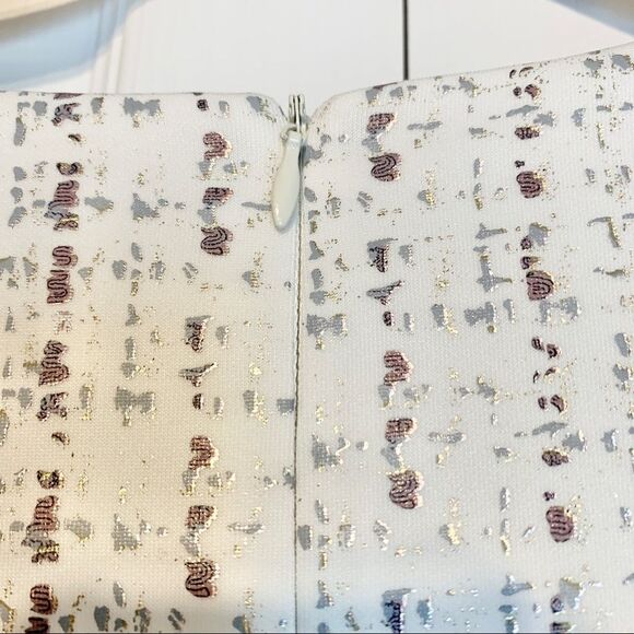 Enfocus Studio Sleeveless Metallic Classic Fit and Flare A-Line Dress Size 14 - Picture 10 of 12